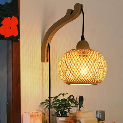 Applique murale rotin | Bohème - Chic - Maison d'à côté