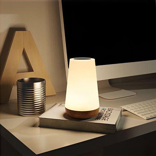 Lampe de chevet tactile | LuminTouch - Maison d'à côté