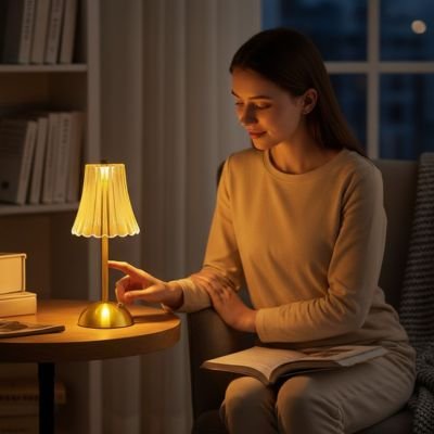 Lampe de table rechargeable | LuminElegance - Maison d'à côté