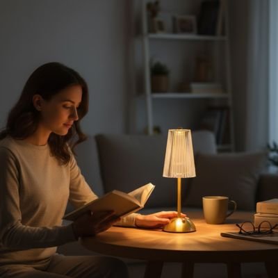 Lampe de table rechargeable | LuminElegance - Maison d'à côté