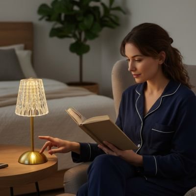 Lampe de table rechargeable | LuminElegance - Maison d'à côté